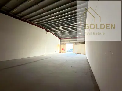Warehouse for Rent in Umm Al Quwain Modern Industrial Area 4850 Sqft 60 KVA Power Equipped Offices Two Private Entrances Main Road Frontage Easy Truck Access Golden Properties