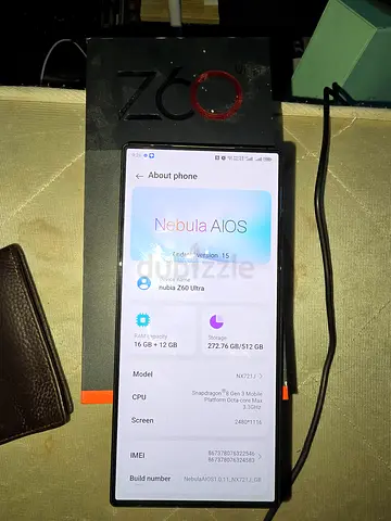 ZTE Nubia Z60 ultra (Nebula AI OS) - 12GB RAM, 512GB - Good Condition