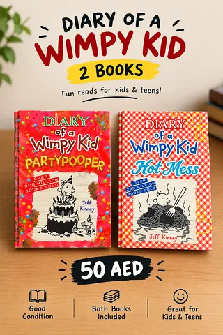 Diary of a Wimpy Kid — Party Pooper & Hot Mess (2 books) (⭐NEGOTIABLE⭐)