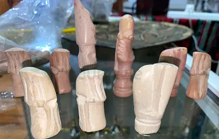stone chess pieces full set