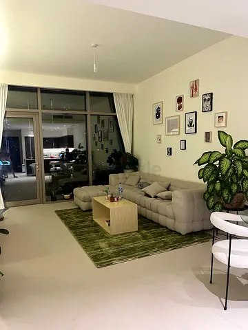 Large Woven Green Rug