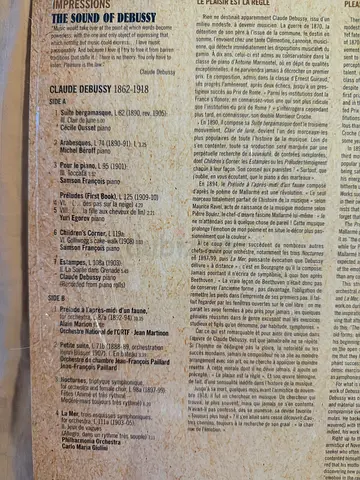 Impressions: The Sound of Debussy - Book/Page from Music Reference