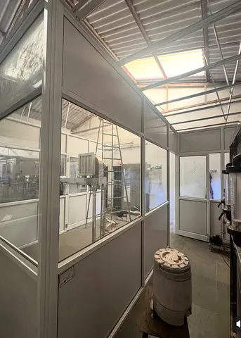 Aluminium Partition with Glass