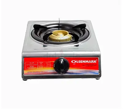 Single Burner Gas Stove Olsenmark - Compact Stainless Steel Cooktop