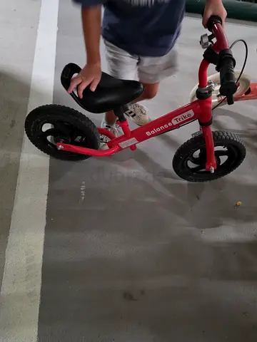 Red Balance Bike for Toddlers - Lightweight, Good Condition