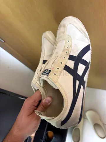 Authentic Onitsuka Tiger Mexico 66 Slip-On (Birch / Midnight Blue) - Size US 9.5 / EU 43.5