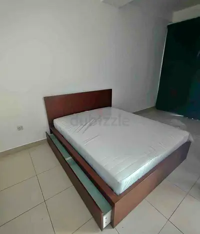 IKEA malam bed with mattress queen size bed