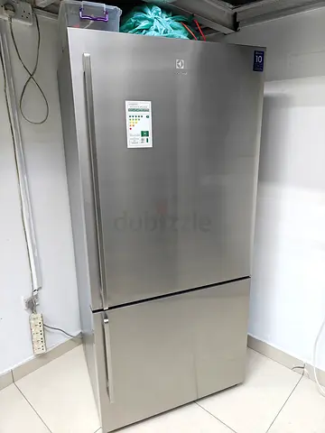Electrolux Stainless Steel Bottom-Freezer Refrigerator - Good Condition