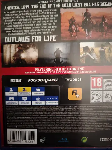 Red Dead Redemption 2 (PS4) - Complete 2-Disc Edition with Case