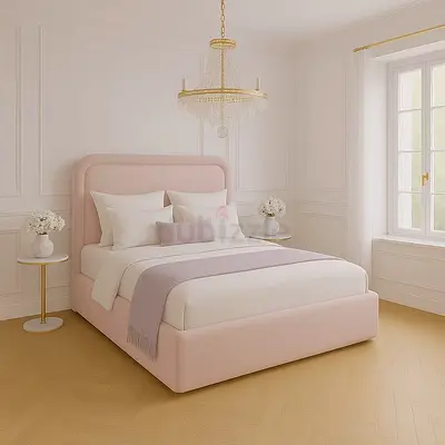 Brand New Light pink colour 160*200 queen size bed.