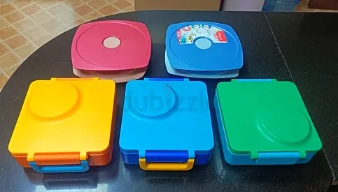 3x OmieBox Insulated Bento + 2x Maped Lunch Boxes