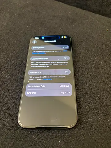 iPhone (like new) — used, battery health 88%