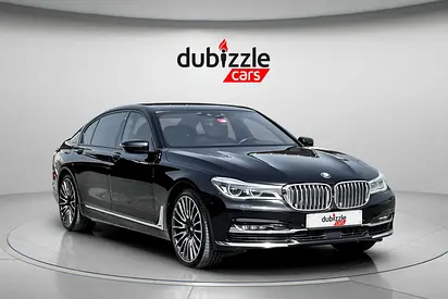 AED 2109/month | 2016 BMW 7-Series 750Li xDrive | GCC Specs | Ref#536132