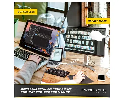 ProGrade Digital microSDXC UHS-II V60 Gold Memory Card (512GB) Read Speed Up To 300Mb/S and Write Sp