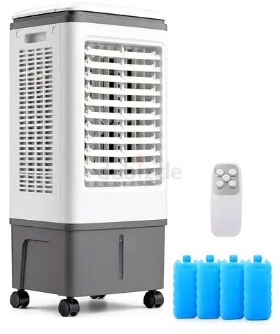 Portable Evaporative Air Cooler with Remote and Ice Packs — Good Condition