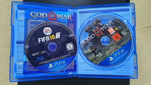 FIFA 18 and $%& of War (PS4) - Two Original Discs, Good Condition
