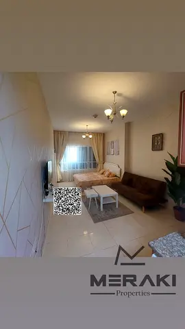 استديو بسعر ممتازة بسعر الكاش مع اطلالة,عائد استثماري عالي للتملك الحر ف وسط عجمان