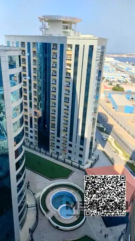 استديو بسعر ممتازة بسعر الكاش مع اطلالة,عائد استثماري عالي للتملك الحر ف وسط عجمان