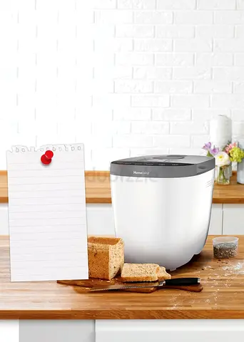 Morphy Richards Homebake Breadmaker White 14 Programmes - 1.5lb and 2lb Loaf Size