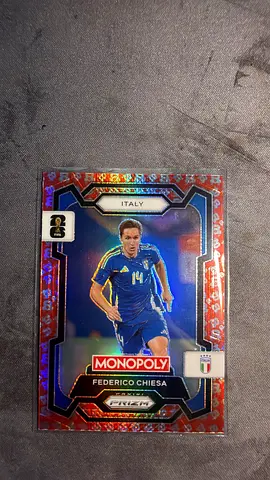 Panini prizm Monopoly FIFA WORLD CUP 2026 Free Parking Federico Chiesa (SHORT PRINT)