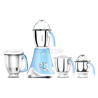 5-piece Mixer Grinder with Juicer Jar - Light Blue