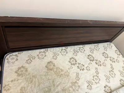 Double King Size Bed With Medicated Hard Mattress