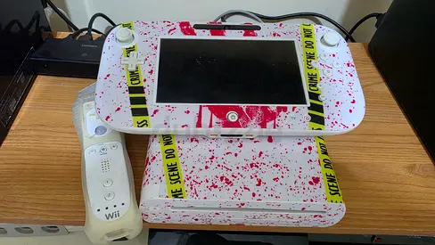 Custom Wii U modded with HDD full of games