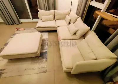 IKEA Sodhermn Corner Sofa Beige