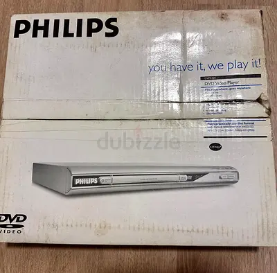 Philips DVD Video Player (boxed) - used, working condition