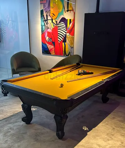 8 feet marble slate top, Pocket drop used pool billiards table for sale