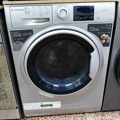 Ariston Front Load Washer Dryer 9/6kg Combo - Silver, Good Working Condition made Italy