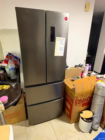 For Sale: Hoover 4-Door Refrigerator with Bottom Freezer – Stainless Steel