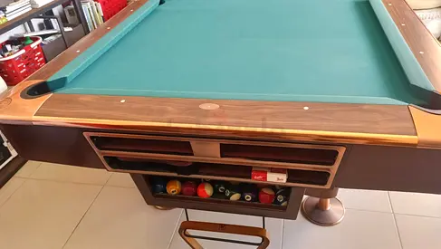 8 feet knight shot turbo return ball used pool billiards table for sale