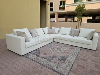 Perfect Condition The One feather 🪶 filled Corner Sofa Beige