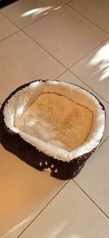 Ultra-Soft Plush Donut Pet Bed for Cats & Small Dogs