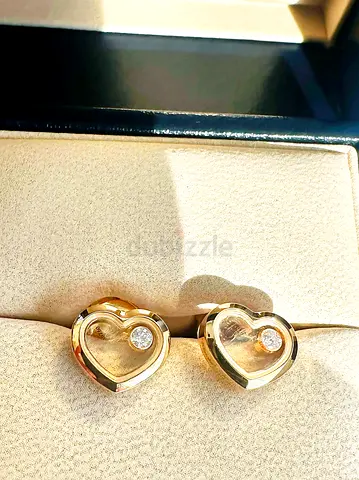 Chopard earrings brand new authentic with certificate