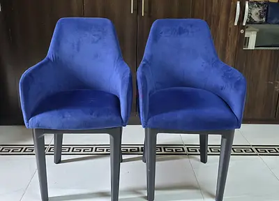 High quality Pair blue chairs