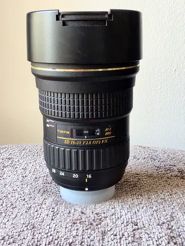 Tokina 16-28mm f/2.8 full frame wide angle lens for Nikon