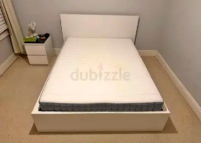 Ikea King Size Bed with Mattress Available in Perfect Condition