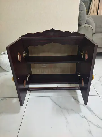 Small dark-wood cabinet / storage - good condition