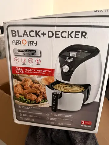 Black+Decker AeroFry Air Fryer 3.5L - Brand New in Box