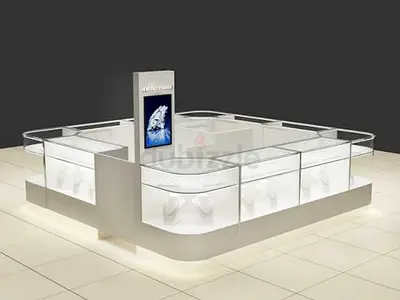 Modular Retail Display Kiosk | Modern Jewellary Kiosk UAE