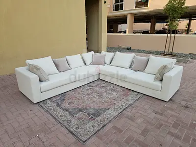 Almost brand new Condition The One feather 🪶 filled Corner Sofa Beige
