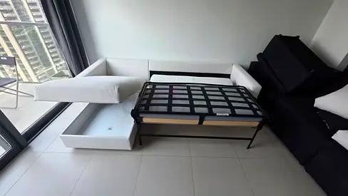 IKEA vimle L Shape Sofabed Beige