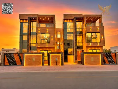 A luxurious, move-in-ready villa in Al Helio 2, with registration fees, water, electricity, and air conditioning units included.