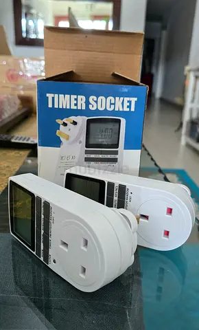 Digital Timer Socket 2-Pack – 24-Hour / 7-Day