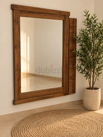 Wooden mirror
