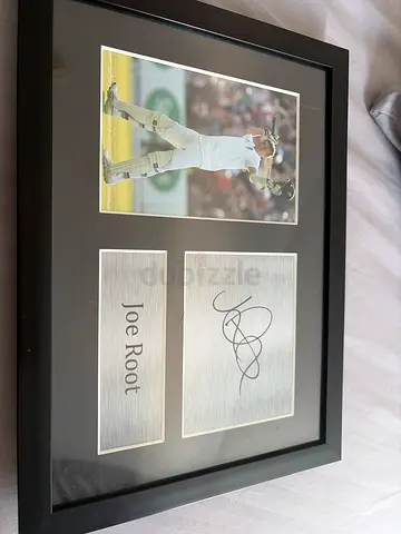 Joe Root signed picture