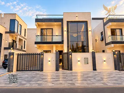 Luxury Villa for Sale in Al Bahia, Ajman Registration Fees Included | 5 Bedrooms | Ground + First + Rooftop