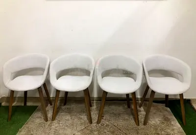 4-Fabric Dining chairs For each